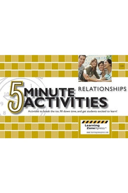 5 Minute Activities Relationships Grades 6-12
